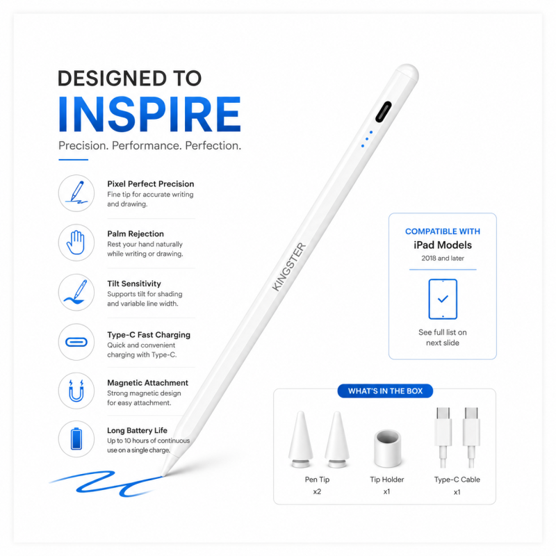 KINGSTER Stylus Pencil for iPad